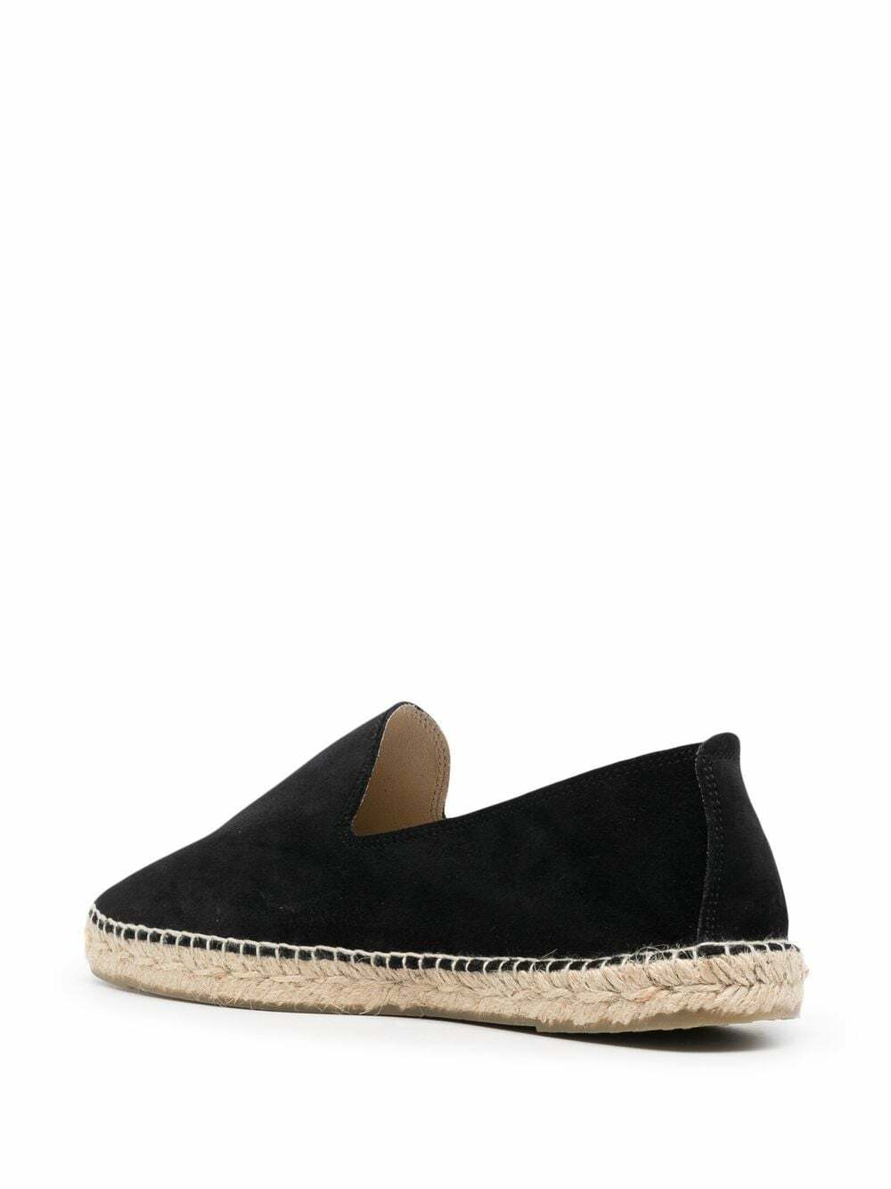 MANEBI - Suede Hamptons Clog Mules Black main image 1