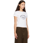A.P.C. White Vintage-Effect Camping Logo T-shirt
