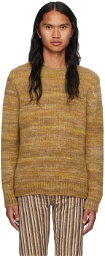 CMMN SWDN Yellow Dropped Shoulder Sweater