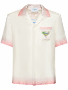 CASABLANCA - Tennis Club Printed Silk Shirt