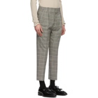 AMI Alexandre Mattiussi Black and Off-White Prince Of Wales Trousers