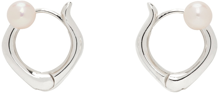 Photo: Mondo Mondo Silver Juju Pearl Hoops