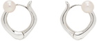 Mondo Mondo Silver Juju Pearl Hoops
