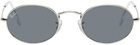 Ray-Ban Silver Oval Sunglasses