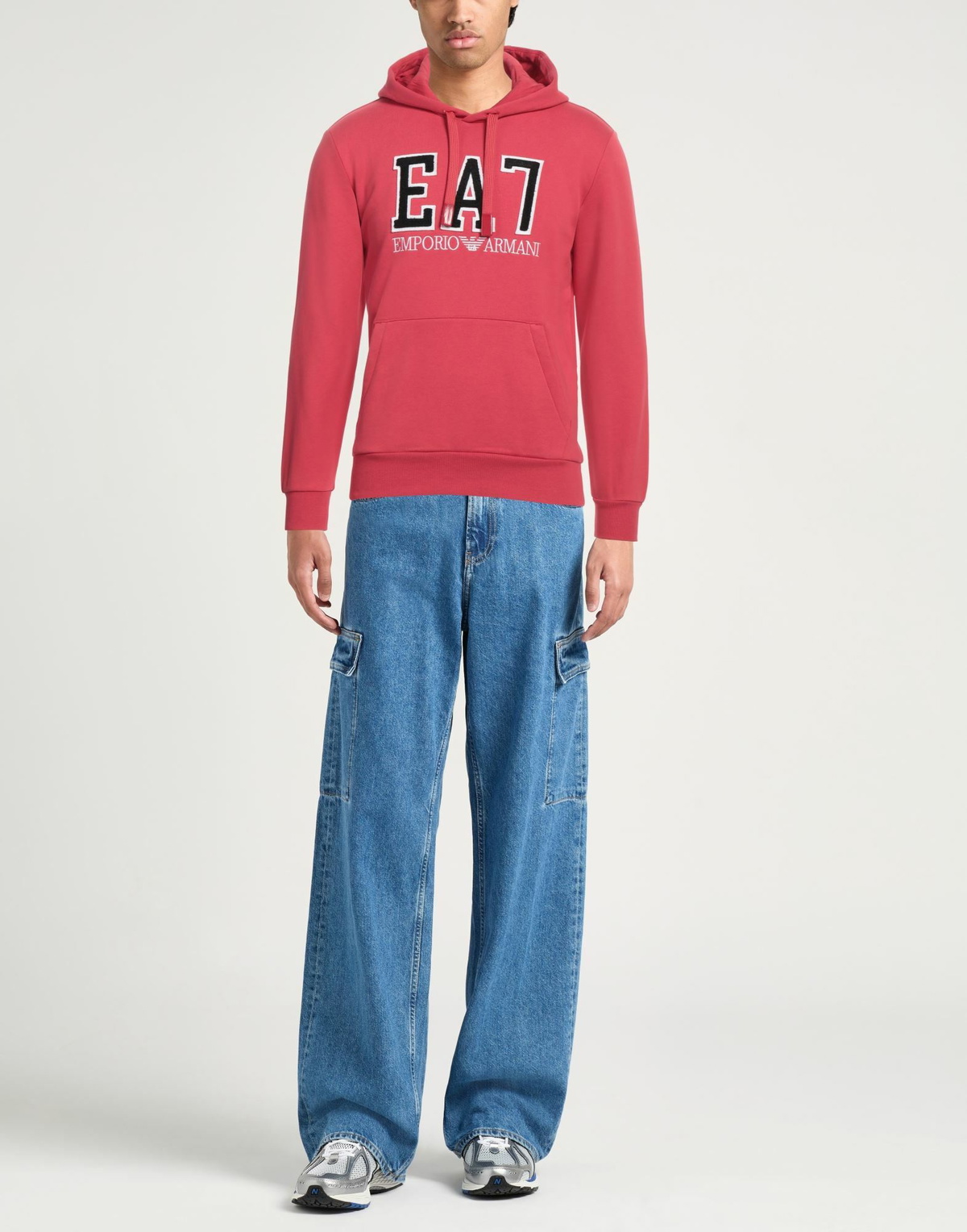 Ea7 Mens Sweatshirt in Red