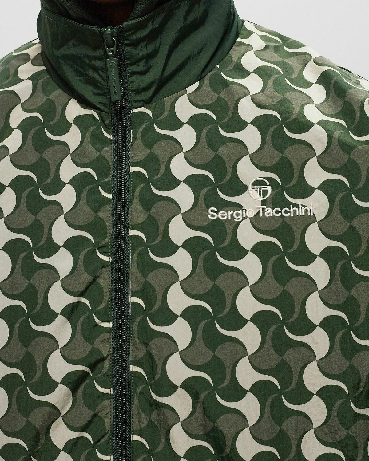 Sergio Tacchini COMO TRACK JACKET green/beige Mens Bomber Jacket