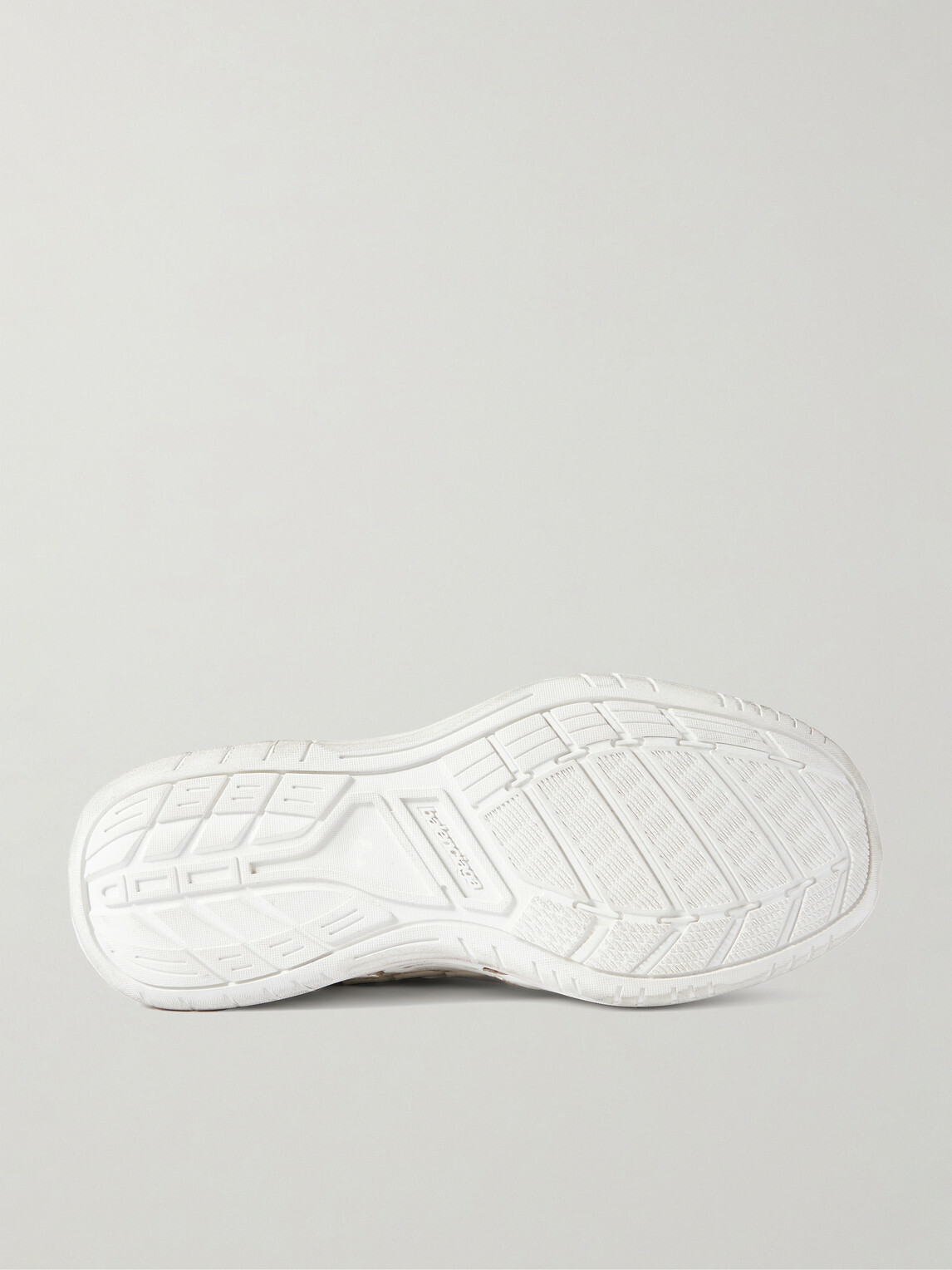 Balenciaga - Hamptons Logo-Appliquéd Distressed Leather Sneakers - White