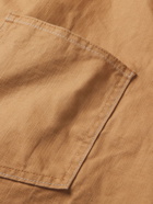 Auralee - Organic Cotton-Canvas Jacket - Brown