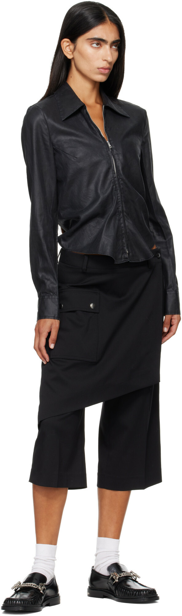 Toga Pulla Black AJ1510 Loafers