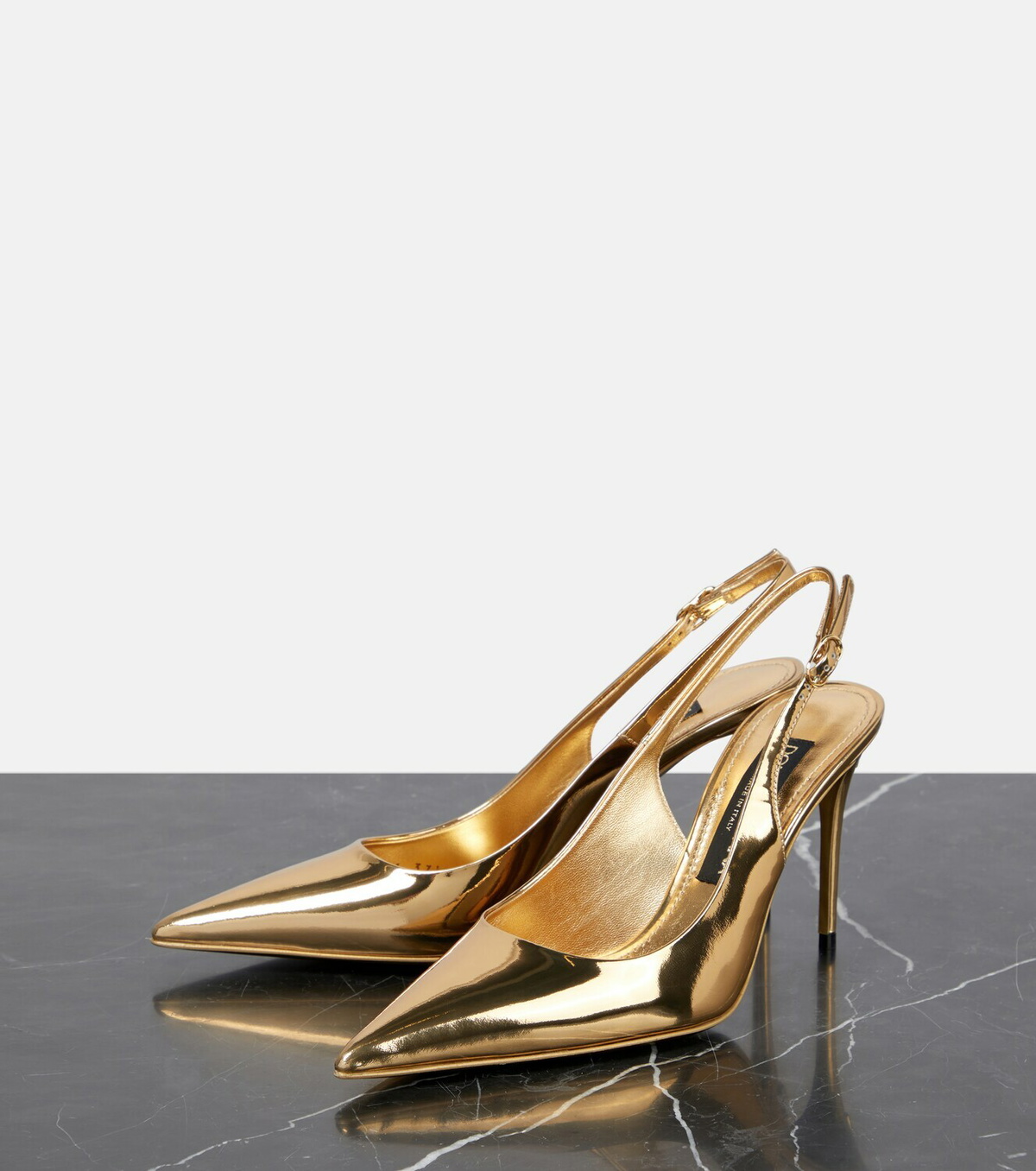 Lollo 105 Slingback Satin Pumps main image 1