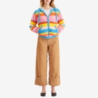 Casablanca Women's Fluffy Oversized Hoodie in Multi