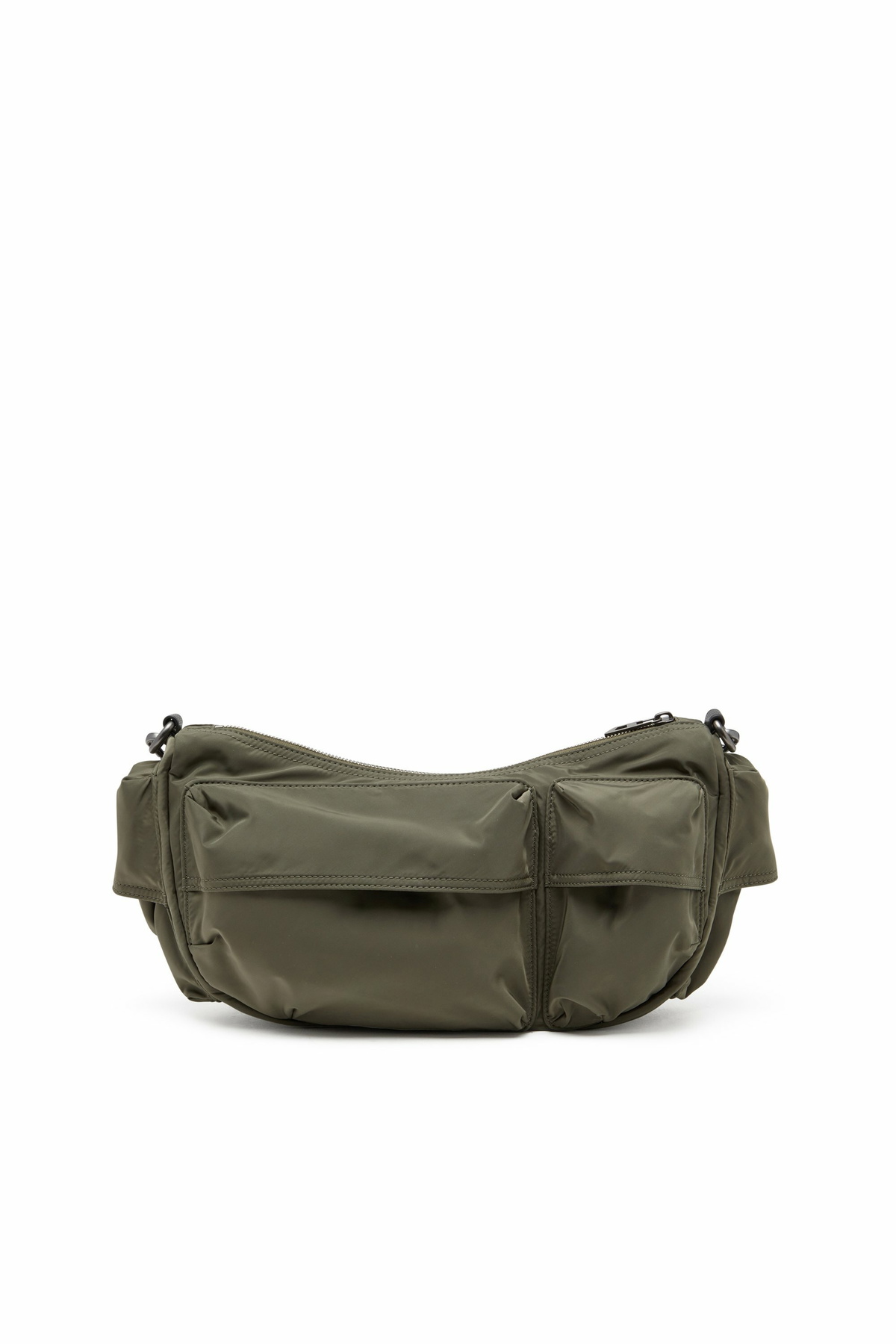 Diesel Multi-Pkts-Multipocket bag in utilitarian shell - Shoulder Bags - Unisex - Green