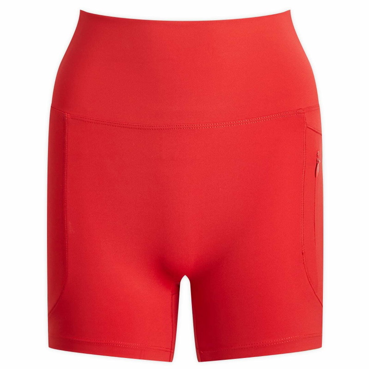 Photo: Adanola Women's Ultimate Ultra Crop Pocket Shorts in Red