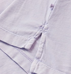 James Perse - Supima Cotton-Jersey Polo Shirt - Purple