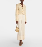 Giambattista Valli Checked cotton-blend jacket