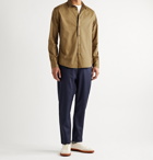 Barena - Coppi Slim-Fit Cotton and Wool-Blend Twill Shirt - Brown