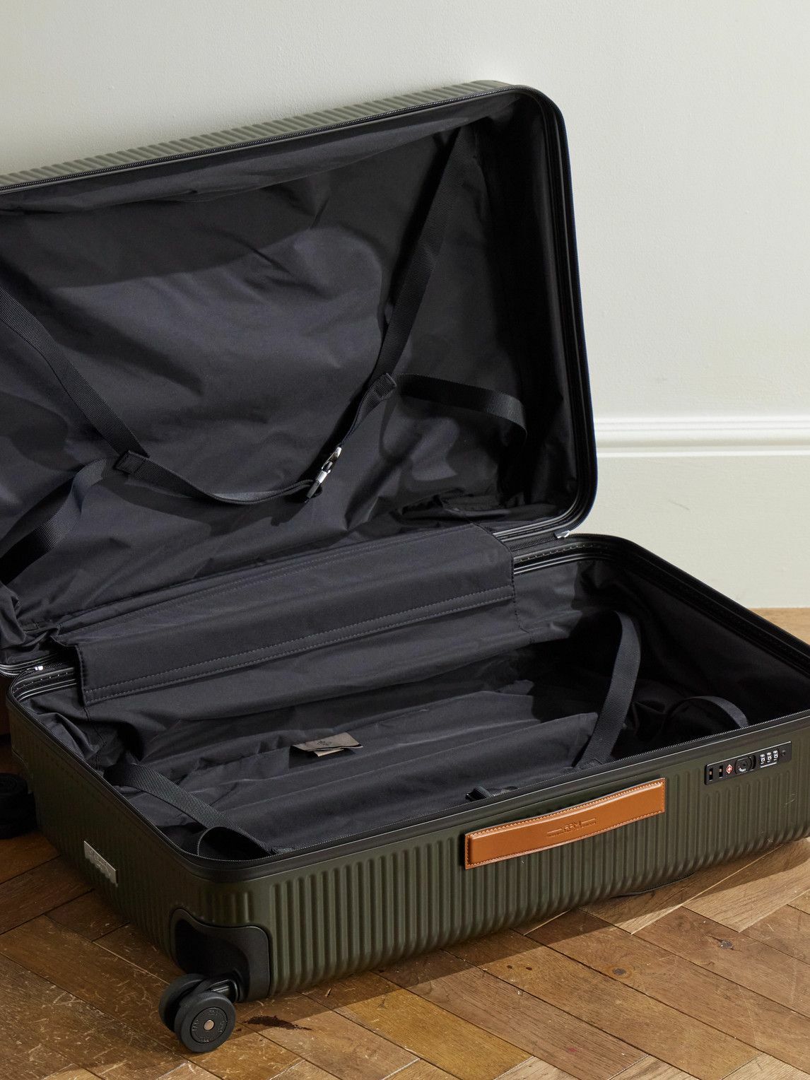 FPM Milano - Bank Zip Deluxe 76cm Leather-Trimmed Polycarbonate Spinner Suitcase