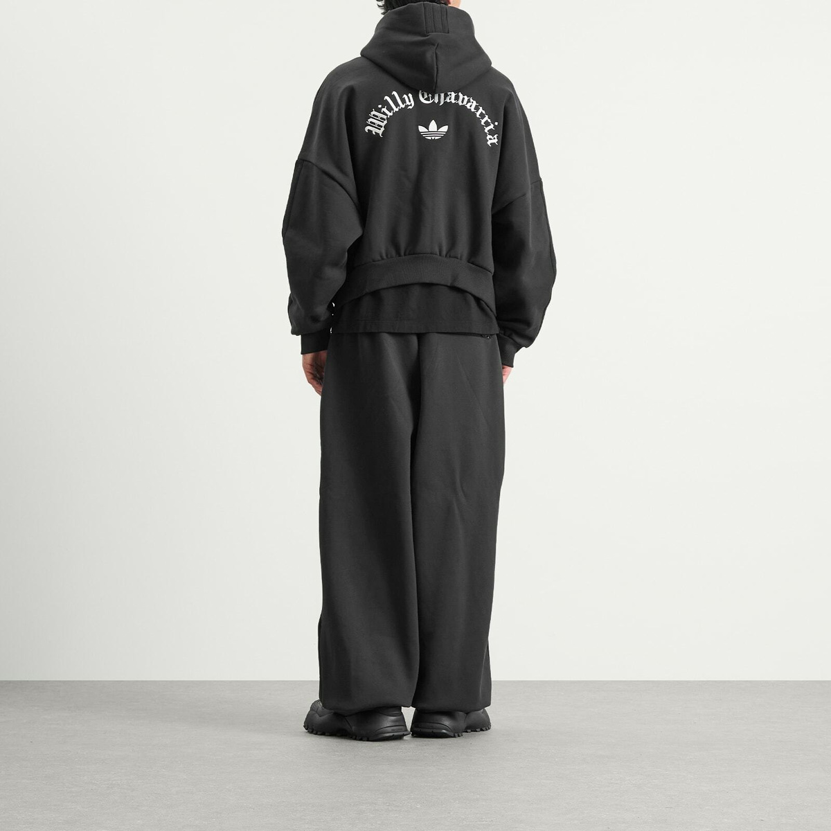 Adidas Men's x Willy Chavarria Zipped Hoodie in Black adidas