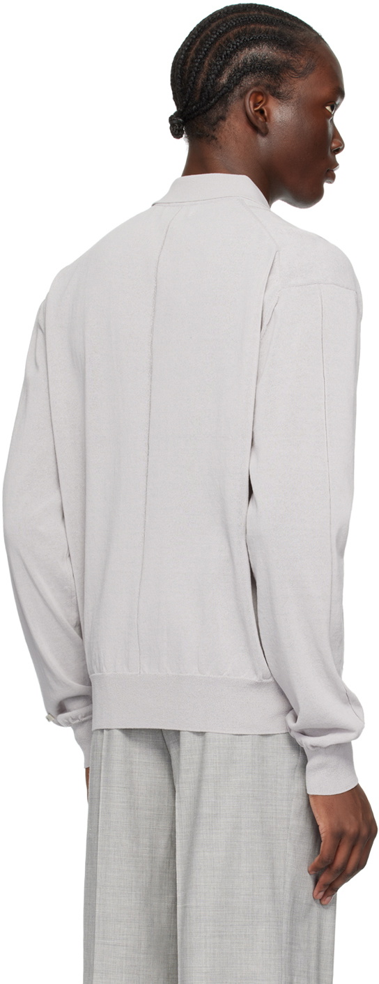 Recto Gray RC Patch Polo