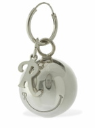 RAF SIMONS Smiley Silver Mono Earring