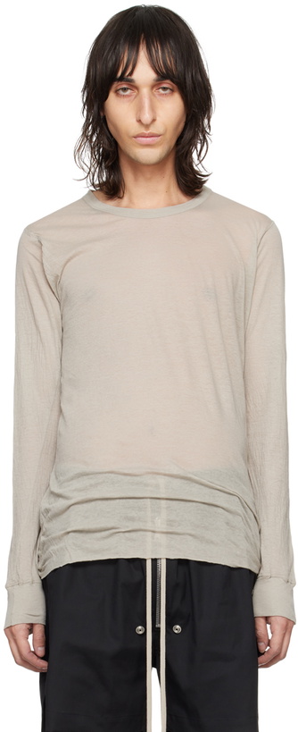 Photo: Rick Owens Off-White Basic Long Sleeve T-Shirt