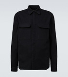 Rick Owens Work cotton and wool flannel shirt