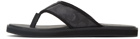 Coach 1941 Black Signature Flip Flops