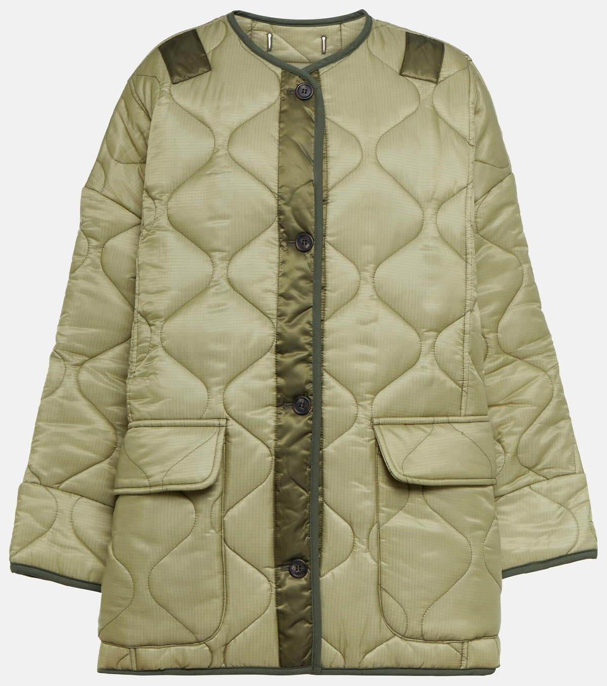 The Frankie Shop - Teddy oversized quilted jacket The