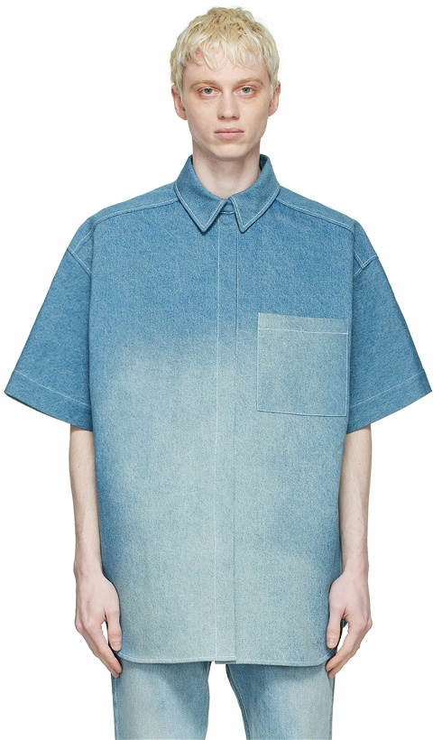 Photo: GAUCHERE Blue Cotton Shirt