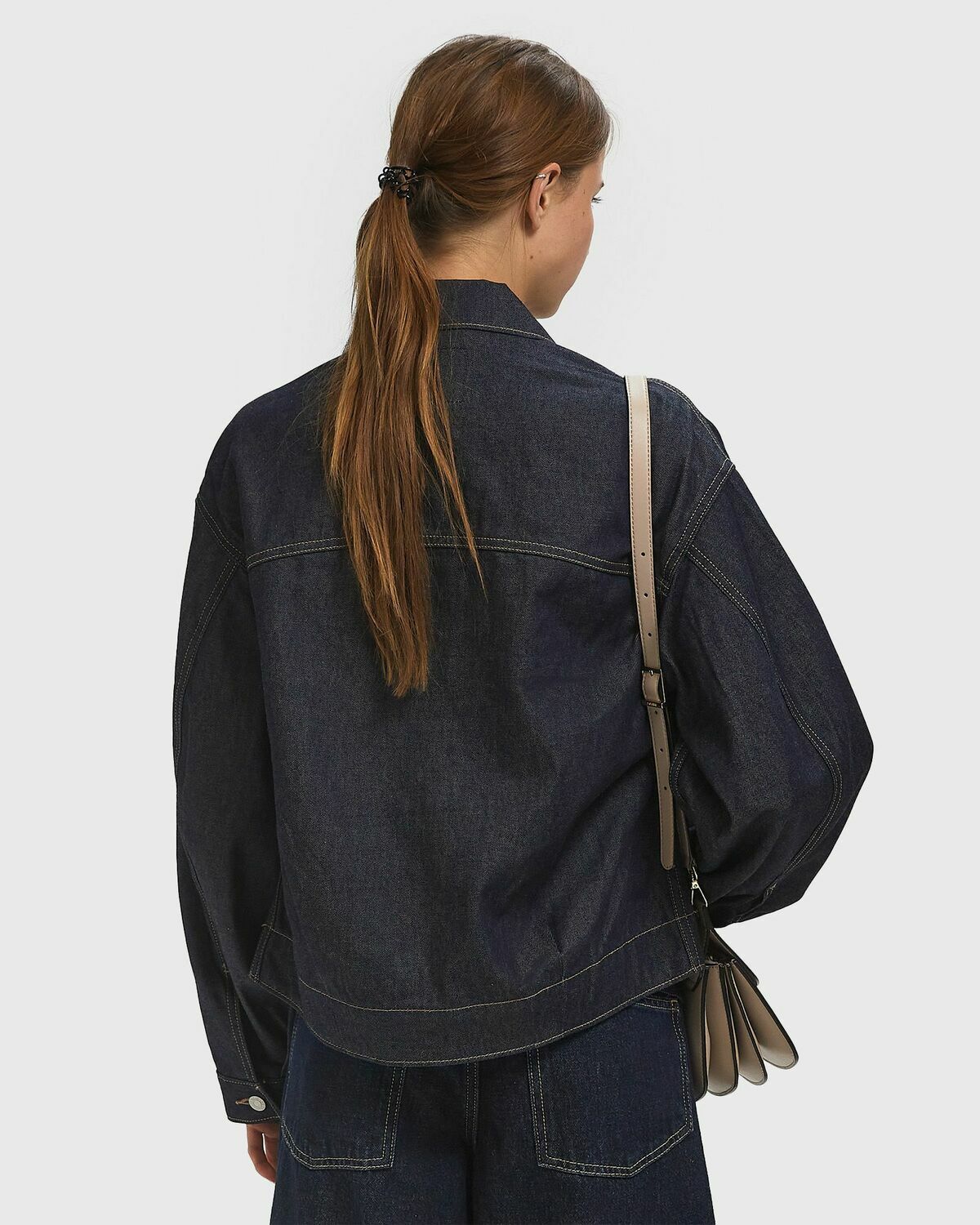 Levis BALLOON SLEEVE TRCKER Blue Womens Denim Jacket