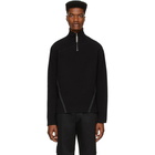 Spencer Badu Black Half-Zip Sweater