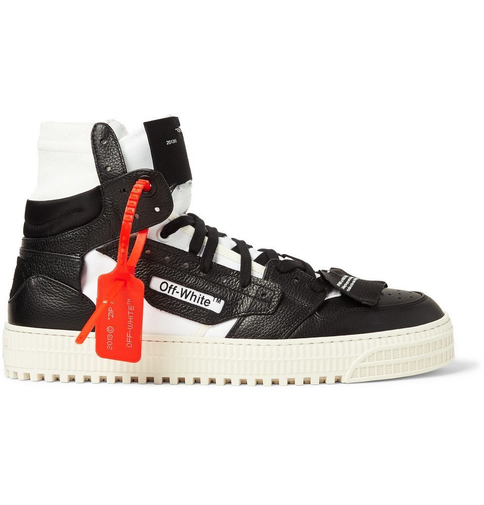Off-White Off Court 3.0 Leather Canvas Black White