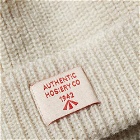 Nigel Cabourn Men's Solid Beanie in Natural