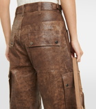 Dodo Bar Or Arianna leather cargo pants