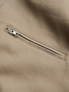 NN07 - Gideon 80038 Organic Cotton-Twill Blouson Jacket - Brown