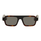 Loewe Tortoiseshell Square Aviator Sunglasses