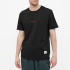 MKI Men's Embroidered Logo T-Shirt in Black/Red