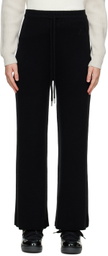 Moncler Black Wide-Leg Lounge Pants