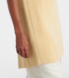 Jil Sander Oversized ribbed-knit wool vest