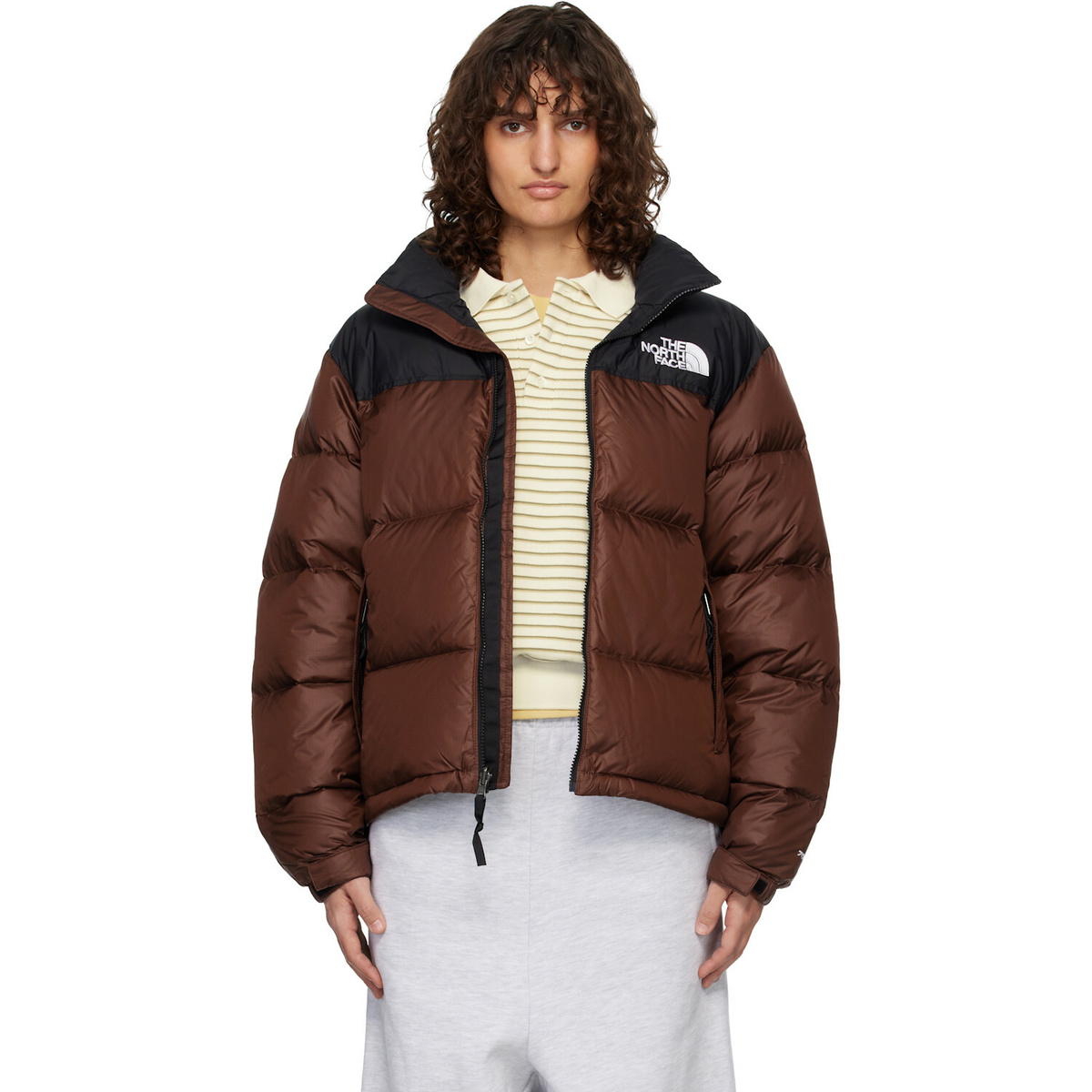 The North Face Brown 1996 Retro Nuptse Down Jacket
