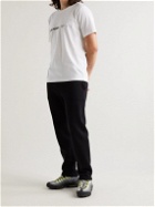 MCQ - Striae Logo-Appliquéd Printed Cotton-Jersey T-Shirt - White