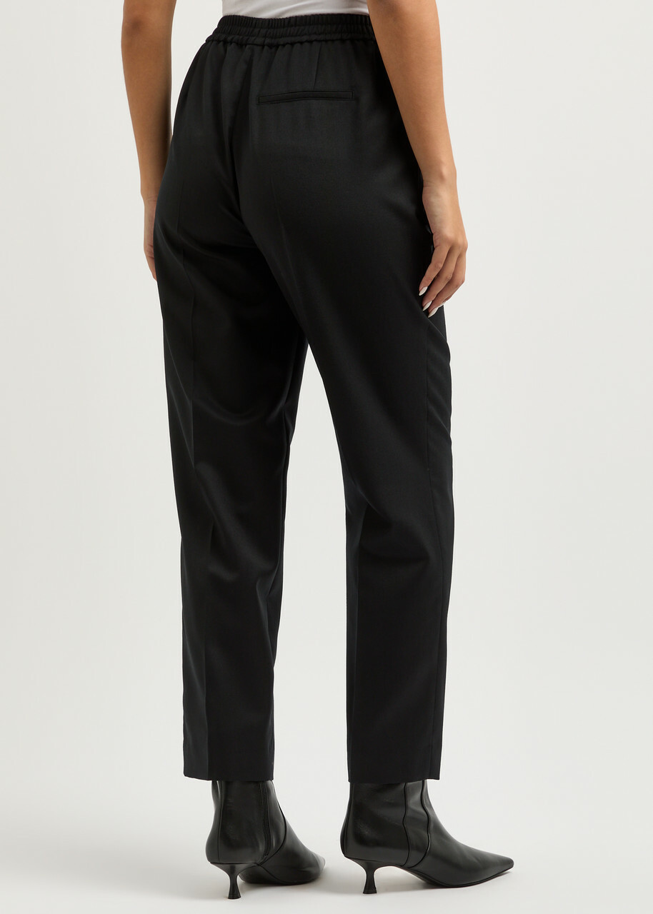 Skall Studio Johanna Straight-leg Wool Trousers Black
