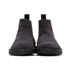 PS by Paul Smith Grey Suede Dart Chelsea Boots