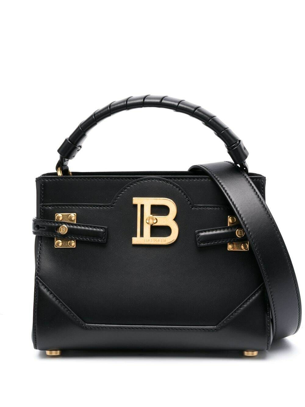 Balmain☆VIP価格 B-Buzz 22 トップ ハンドル バッグ Balmain B-Buzz 22 Top Handle Bag | Brown | FARFETCH