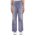 Valentino Purple Denim Shaded Jeans