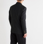 Barena - Unstructured Striped Woven Blazer - Gray