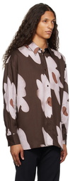 Paul Smith Brown Oversized Shirt