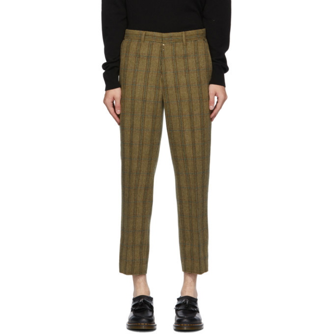 Photo: Andersson Bell Khaki Raw-Cut Wool Trousers