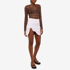 Mother of All Women's Liza Mini Skirt in Lilac