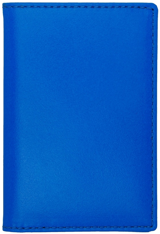 Photo: Comme des Garçons Wallets Blue Super Fluo Cardholder